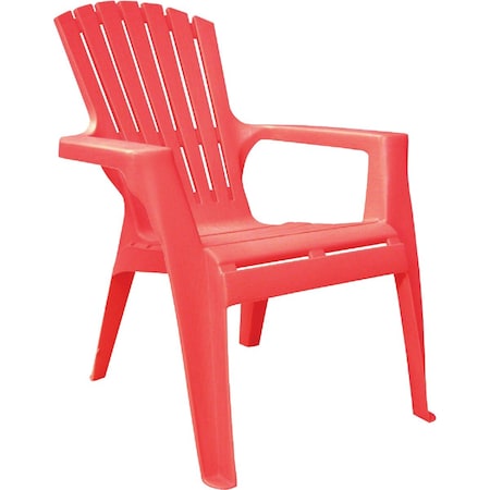 Adams Kids Red Resin Adirondack Chair 258418