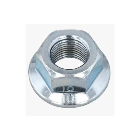 Zmg Fasteners Plus M16 - 2 DIN 6923 HEX FLANGE NUT CLASS 10 ZINC TRIVALENT CLEAR 2014536