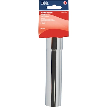 Do It Best 1-1/4''x6'' Chrome Plated Extension Tube DIB12-6CP
