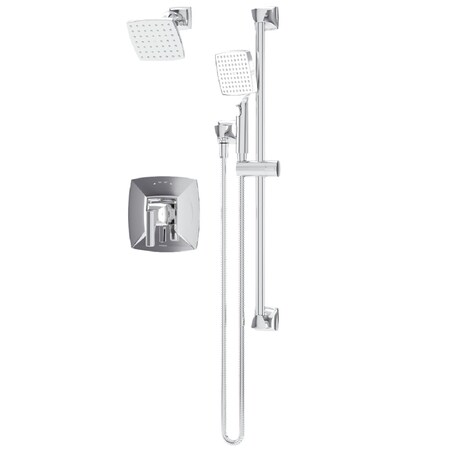 Symmons Oak HydroMersion Single Handle Shower Faucet Trim Kit with Hand Spray - 1.5 GPM (Valve not Included) S569815TRM