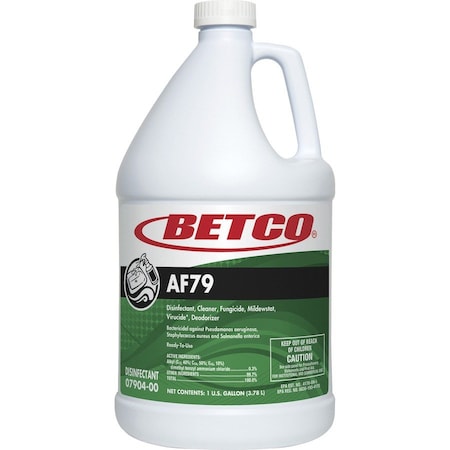Betco AF79 Acid-Free Restroom Cleaner, Ready-To-Use, Citrus Bouqet Scent, 128 fl oz, 4PK 0790400