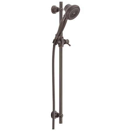 Delta Faucet, Slide Bar Hand Shower, Venetian Bronze, Wall 57021-RB