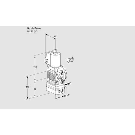Honeywell Kromschroder VLV, SOLND, RTO REG, 25MM RP, VAG1 /25R/NQS KS88016767