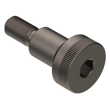 Ampg Cap Head Shoulder Bolts Knurled Hex Drive Coarse Thread 1/2 in x 5-1/2 in Grade 18-8 SS BLTS18-0500-5500188P