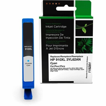 Clover Imaging Group Imaging Remanufactured High Yield Cyan Ink Cartridge 118281