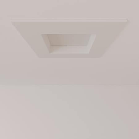 Vidalite Likora White 3 in. Square Recessed Lighting Kit, Integrated LED, 5CCT, 10W, 700 Lumen, IC Rated, ETL CE1060146