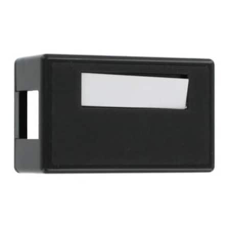 Leviton 1-Port Surface Mount Unloaded, Quickport, Black 41089-1EP