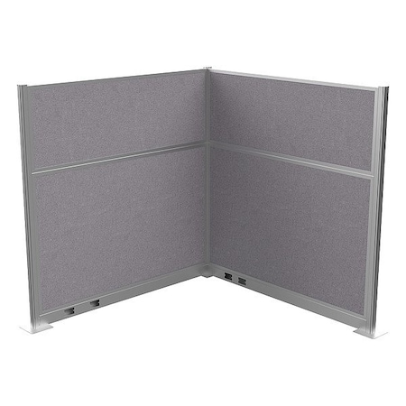 Versare Cubicle Kit, Cloud Gray, 72 in H HPEKL-66-S-CLG