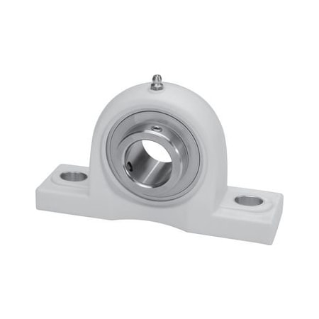 Iptci Pillow Block Ball Bearing Mounted Unit, Thermoplastic Housing Material, 1-1/2 in Dia CUCTP207-20