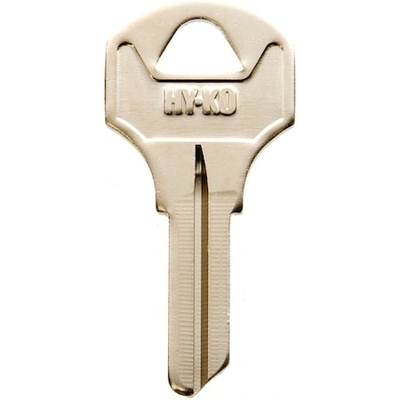 Hy-Ko Key Blank, Brass, Nickel, For: Corbin Russwin Cabinet, House Locks and Padlocks 11010CO26