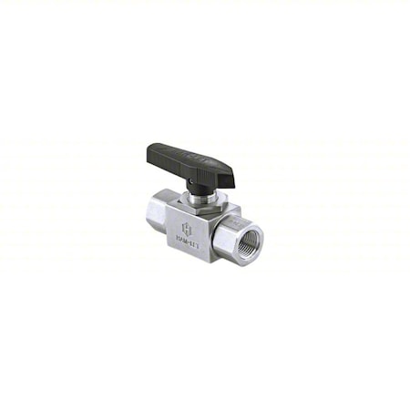 Ham-Let High Performance Ball Valve, 2.5", PTFE H6810SSN1/8RPSS