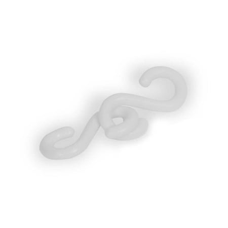 Nmc S-Hooks, White, 1 1/2 PSH15W