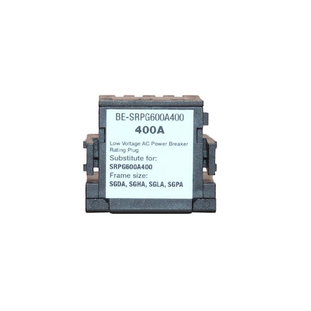 Brah Electric , replacement Spectra rating plugs rated for 400A, 600A sensor - SGDA, SGHA, SGLA, SGPA BE-SRPG600A400