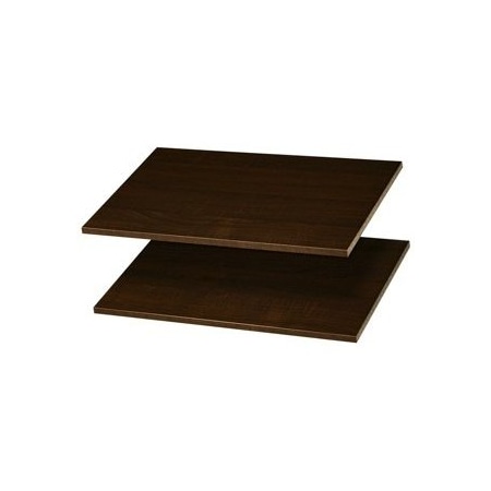 Easy Track 24 in. Shelves, Truffle, 2PK RS1423-TON