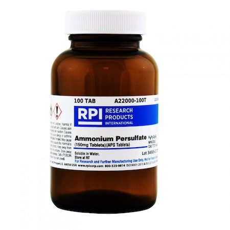 Rpi Ammonium Persulfate 150mg Tablets APS, 100 Tablets A22000-100T