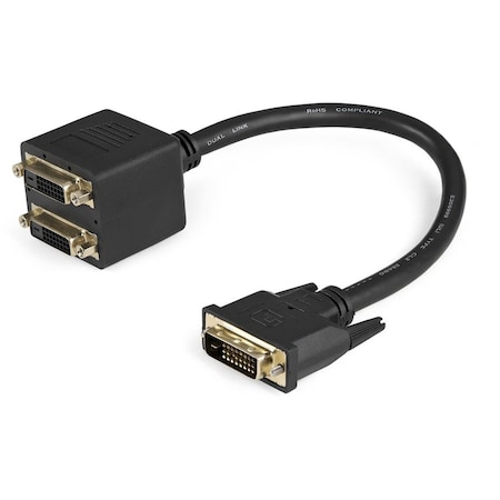 Startech.Com 1ft DVI to 2x DVI Video Splitter Cable DVISPL1DD