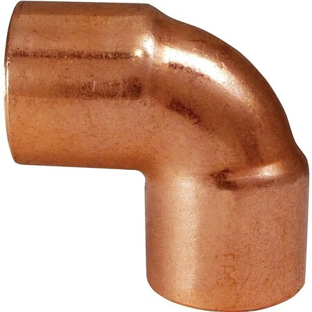 Epc Elkhart Products Pipe Elbow, 1/2 in, Sweat, 90 deg Angle, Copper 82503