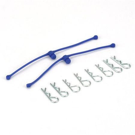 Dubro Products Body Klip Retainers - Blue DUB2249