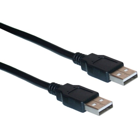 Cable Wholesale USB 2.0 Type A Male to Type A Male Cable, Black, 10 foot 10U2-02110BK