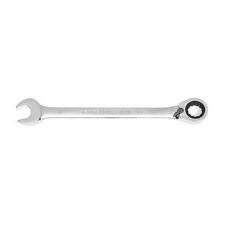 Gearwrench 17mm 90-Tooth 12 Point Reversible Ratcheting Wrench 86617