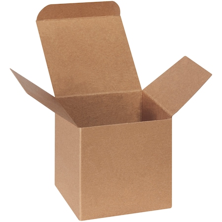 Non-Branded 5 in x 5 in x Reverse Tuck Folding Carton, Kraft, Chipboard, 250 PK RTS26HD