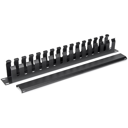 Rocstor 1U HORIZONTAL CABLE MANAGEMENT CPNTCOMPATIBLE WITH STANDARD 19 RACKS Y10E016-B1