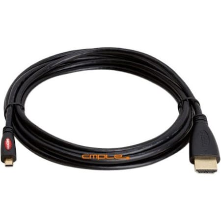 Cmple 290-N MICRO HDMI to HDMI cable Gold Plated for Cell phones -10 FEET815239019989 290-N