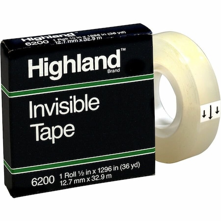 3M Tape, Invisble, Econ, 0.5x1296 6200121296