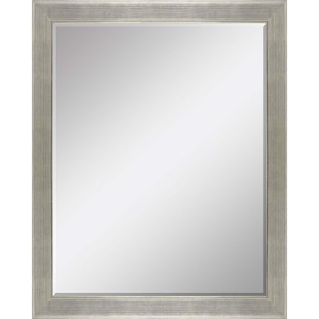 Homeroots 53" Silver Solid Wood Framed Accent Mirror 632815