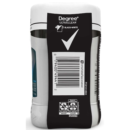 Degree Men UltraClear Black Plus White Fresh Antiperspirant Deodorant, 1.7 Ounce, 12PK 68616990