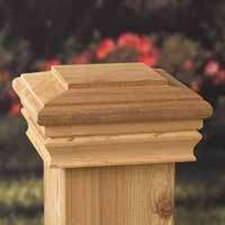 Maine Ornamental Maine Ornamental 72213 Post Cap, 3-1/2 x 3-1/2 in Post/Joist, 4 in L, 4 in W 72213