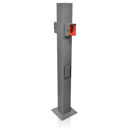 Leviton Evr-Green EVSE Pedestal Mounting Pole and Base EVPED-2