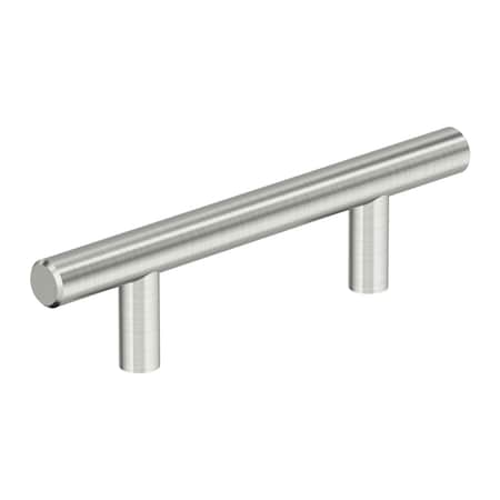 Amerock Bar Pulls Hollow 3 inch (76mm) Center-to-Center Stainless Steel Cabinet Pull, 25PK 25VMP37240SS