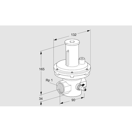 Honeywell Kromschroder Safety RV GAS VSBV 25R40 4 4BAR KS84583010