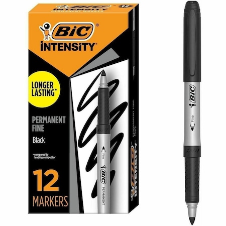 Bic Usa Inc Bicgpm11Bk Bic Mark It Permanent 12- Ct Black GPM11 BLK