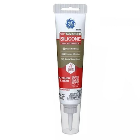 Rust-Oleum Zinsser Mm Xim Krud Kutter Concrobium 2.8 Oz GE 2812566 White Silicone 2 Advanced Kitchen and Bath Sealant ST30