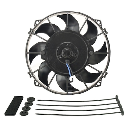 Derale 16618 8 in. Tornado Electric Fan with Standard Mounting Kit DER16618