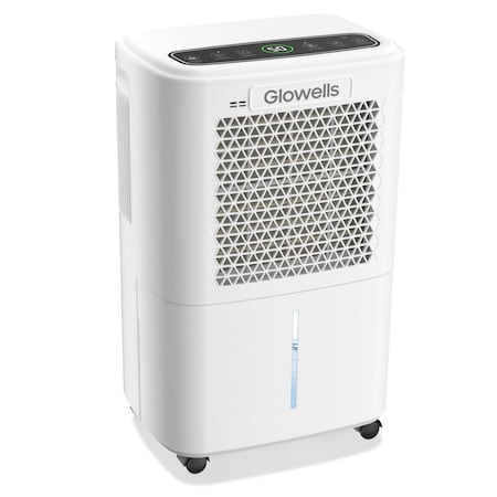 Edendirect 34 pt. 2,500 sq. ft. Energy Star Dehumidifier with 0.53 Gal Bucket and Continuous Drain, in White ZRPD14ES