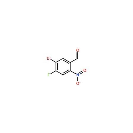 Ak Scientific 5-Bromo-4-fluoro-2-nitrobenzaldehyde (1g), CAS 213382-45-7 0851AB-1g