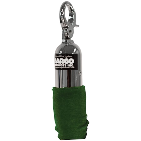 Aarco Form-A-Line Ropes, Green, Hardware Chrome, 8' Tr-126