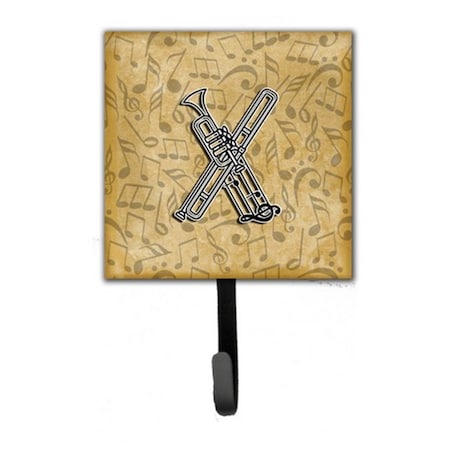 Carolines Treasures Letter x Musical Instrument Alphabet Leash and Key Holder CJ2004-XSH4