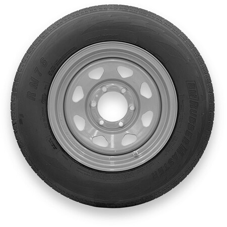 Rubbermaster - Steel Master RubberMaster ST235/85R16 14 Ply TL Highway Rib Tire on a 8 on 6.5 Bolt Silver Modular Wheel 599331SIL