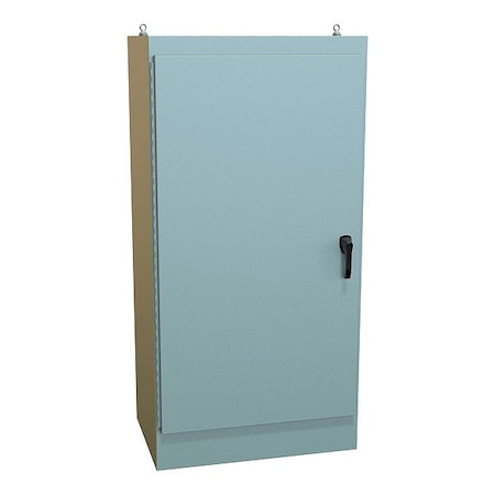 Hammond Handle Electrical Enclosure, 72 in H, 24 in D, 36 in W, 12, Steel 1418YD24