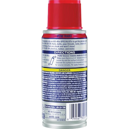 Wd-40 Specialist 2.75 Oz. Penetrant 300254