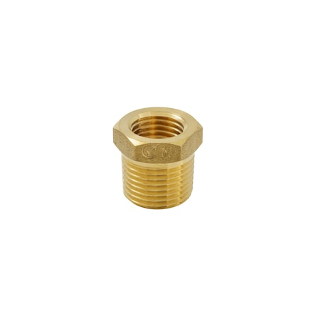 Proline Series Brass 3/8-in MIP x 1/4-in FIP Hex Bushing BF-778NLB