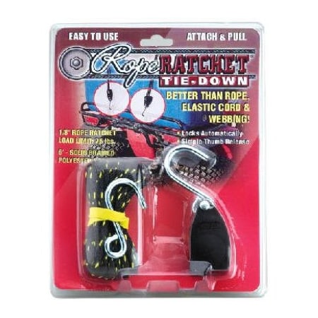 Carolina North Mfg 1/8"Ratch Tie Down/Hook 10001-12