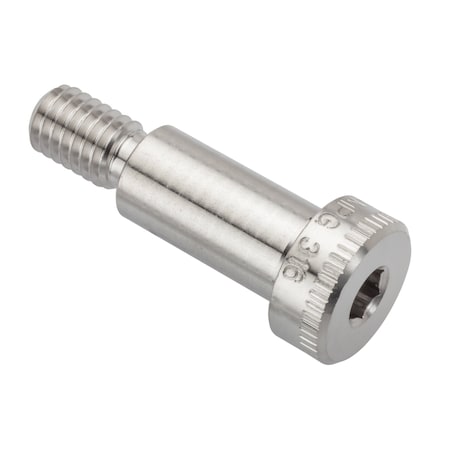 Ampg Shoulder Screw, 316 SS, 3/8-16", 1 L, 3A Thr Sz, 5/8 Thr Lg, 1 Shoulder Lg STR60212C16