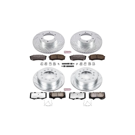 Powerstop FRONT & REAR TRUCK AND TOW BRAKE KIT K5805-36