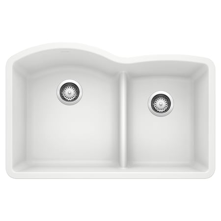 Blanco Diamond 1-3/4 Low Divide, White 441593