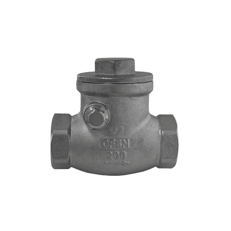 Discover 3/4 in. Stainless Steel Swing Check Valve 316SS 102574